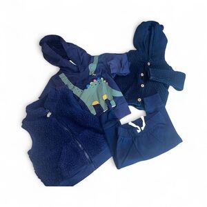 Carters Baby 6 month Clothing Bundle Navy blue Sweaters Pant & Vest Unisex
